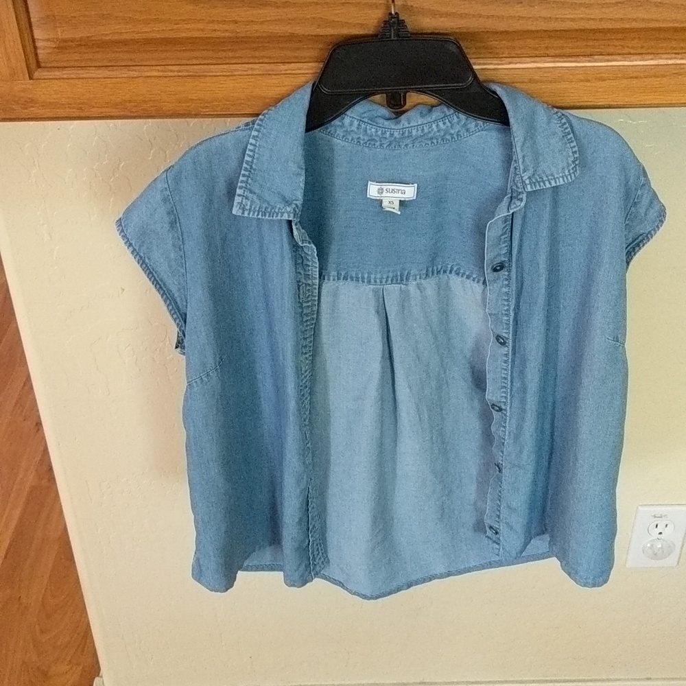 Soft comfy short sleeve top size xs